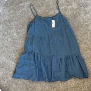 Velvet by Graham & Spencer Blue Mini Suzie Dress
